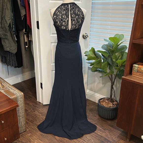 Dessy Collection Bridesmaid Evening Gown - Picture 3 of 7